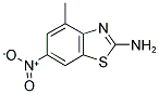 4-METHYL-6-NITRO-BENZOTHIAZOL-2-YLAMINE Struktur