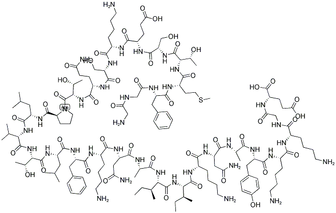 BETA-LIPOTROPIN (62-91), HUMAN Struktur