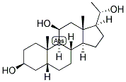 5-BETA-PREGNAN-3-BETA, 11-BETA, 20-ALPHA-TRIOL Struktur