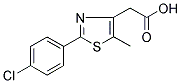 2-[2-(4-CHLOROPHENYL)-5-METHYL-1,3-THIAZOL-4-YL]ACETIC ACID Struktur