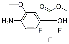 2-(4-AMINO-3-METHOXY-PHENYL)-3,3,3-TRIFLUORO-2-HYDROXY-PROPIONIC ACID METHYL ESTER Struktur