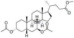 5-BETA-CHOLANIC ACID-3-ALPHA, 7-BETA-DIOL DIACETATE METHYL ESTER