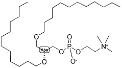 1,2-DI-O-DODECYL-SN-GLYCERO-3-PHOSPHOCHOLINE Struktur