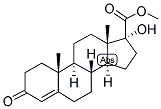 4-ANDROSTEN-17-ALPHA-OL-3-ONE-17-BETA-CARBOXYLIC ACID METHYL ESTER Struktur