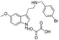 N-(4-BROMOBENZYL)-5-METHOXYTRYPTAMINE OXALATE Struktur