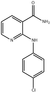 2-(4-CHLOROANILINO)NICOTINAMIDE Struktur