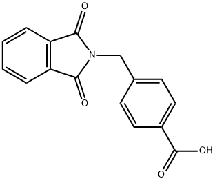 4-(1,3-DIOXO-1,3-DIHYDRO-ISOINDOL-2-YLMETHYL)-BENZOIC ACID Struktur