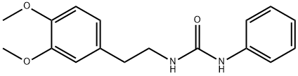 1-(2-(3,4-DIMETHOXYPHENYL)ETHYL)-3-PHENYLUREA Struktur