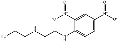 2-((2-[(2,4-DINITROPHENYL)AMINO]ETHYL)AMINO)ETHANOL Struktur