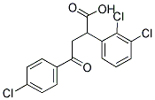 4-(4-CHLOROPHENYL)-2-(2,3-DICHLOROPHENYL)-4-OXOBUTANOIC ACID Struktur