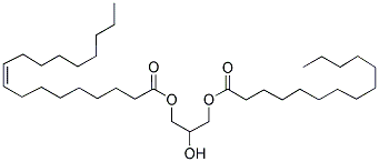 1-MYRISTIN-3-OLEIN Struktur