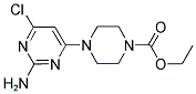 4-(2-AMINO-6-CHLORO-PYRIMIDIN-4-YL)-PIPERAZINE-1-CARBOXYLIC ACID ETHYL ESTER Struktur