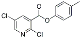 4-METHYLPHENYL 2,5-DICHLORONICOTINATE Struktur