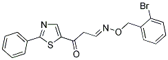 3-OXO-3-(2-PHENYL-1,3-THIAZOL-5-YL)PROPANAL O-(2-BROMOBENZYL)OXIME Struktur