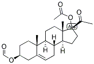 5-PREGNEN-3-BETA, 17-DIOL-20-ONE 17-ACETATE 3-FORMATE Struktur