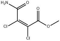 METHYL 4-AMINO-2,3-DICHLORO-4-OXO-2-BUTENOATE Struktur