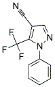 1-PHENYL-5-(TRIFLUOROMETHYL)-1H-PYRAZOLE-4-CARBONITRILE Struktur