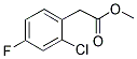 METHYL 2-CHLORO-4-FLUOROPHENYLACETATE Struktur