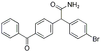 2-(4-BENZOYLPHENYL)-2-(4-BROMOPHENYL)ACETAMIDE Struktur