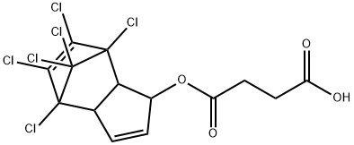 1-HYDROXYCHLORODIENE HEMISUCCINATE Struktur