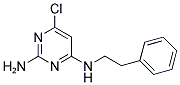 6-CHLORO-N4-PHENETHYL-2,4-PYRIMIDINEDIAMINE Struktur