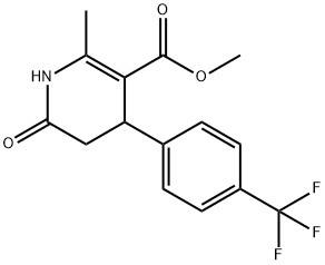 METHYL 2-METHYL-6-OXO-4-[4-(TRIFLUOROMETHYL)PHENYL]-1,4,5,6-TETRAHYDRO-3-PYRIDINECARBOXYLATE Struktur