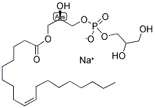 1-OLEOYL-2-HYDROXY-SN-GLYCERO-3-[PHOSPHO-RAC-(1-GLYCEROL)] (SODIUM SALT) Struktur