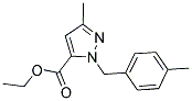 ETHYL 1-(4-METHYLBENZYL)-3-METHYL-1H-PYRAZOLE-5-CARBOXYLATE Struktur