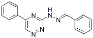 BENZALDEHYDE (5-PHENYL-1,2,4-TRIAZIN-3-YL)HYDRAZONE Struktur