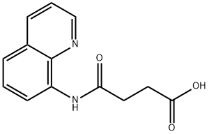 N-QUINOLIN-8-YL-SUCCINAMIC ACID Struktur