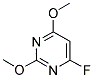 2,4-DIMETHOXY-6-FLUOROPYRIMIDINE Struktur