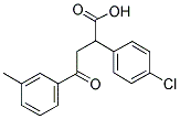 2-(4-CHLOROPHENYL)-4-(3-METHYLPHENYL)-4-OXOBUTANOIC ACID Struktur