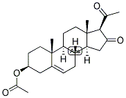 5-PREGNEN-3-BETA-OL-16,20-DIONE ACETATE Struktur