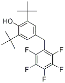 2,6-DI-TERT-BUTYL-4-PENTAFLUOROPHENYLMETHYL-PHENOL Struktur