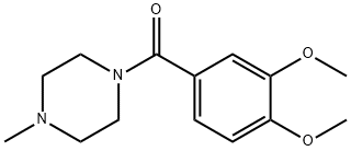 1-(3,4-DIMETHOXYBENZOYL)-4-METHYLPIPERAZINE Struktur