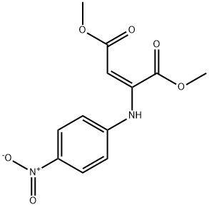 DIMETHYL (E)-2-(4-NITROANILINO)-2-BUTENEDIOATE Struktur