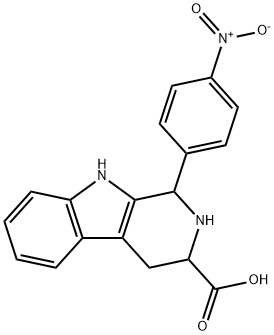 1-(4-NITROPHENYL)-2,3,4,9-TETRAHYDRO-1H-BETA-CARBOLINE-3-CARBOXYLIC ACID Struktur