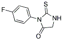 3-(4-FLUOROPHENYL)-2-THIOXOTETRAHYDRO-4H-IMIDAZOL-4-ONE Struktur