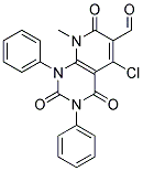 5-CHLORO-8-METHYL-2,4,7-TRIOXO-1,3-DIPHENYL-1,2,3,4,7,8-HEXAHYDROPYRIDO[2,3-D]PYRIMIDINE-6-CARBOXALDEHYDE Struktur