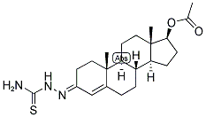 4-ANDROSTEN-17BETA-OL-3-ONE 3-THIOSEMICARBAZONE 17-ACETATE Struktur