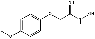 1-(HYDROXYIMINO)-2-(4-METHOXYPHENOXY)ETHYLAMINE Struktur