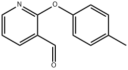 2-(4-METHYLPHENOXY)NICOTINALDEHYDE Struktur