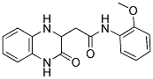 N-(2-METHOXYPHENYL)-2-(3-OXO-1,2,3,4-TETRAHYDROQUINOXALIN-2-YL)ACETAMIDE Struktur