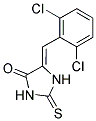 (5Z)-5-(2,6-DICHLOROBENZYLIDENE)-2-THIOXOIMIDAZOLIDIN-4-ONE Struktur