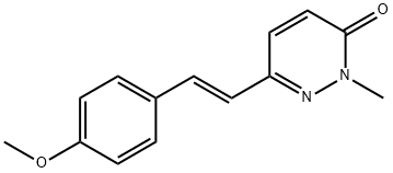 6-(4-METHOXYSTYRYL)-2-METHYL-3(2H)-PYRIDAZINONE Struktur