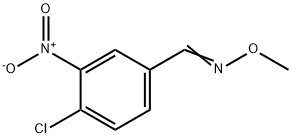 4-CHLORO-3-NITROBENZENECARBALDEHYDE O-METHYLOXIME Struktur