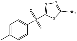 2-AMINO-5-(4-METHYLPHENYL)-1,3,4-THIADIAZOLE Struktur