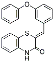 3-((3-PHENOXYPHENYL)METHYLENE)-1,4-DIHYDRO-4-THIAQUINOLIN-2-ONE Struktur