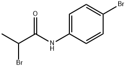 2-BROMO-N-(4-BROMOPHENYL)PROPANAMIDE Struktur