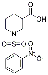 1-[(2-NITROPHENYL)SULFONYL]PIPERIDINE-3-CARBOXYLIC ACID Struktur